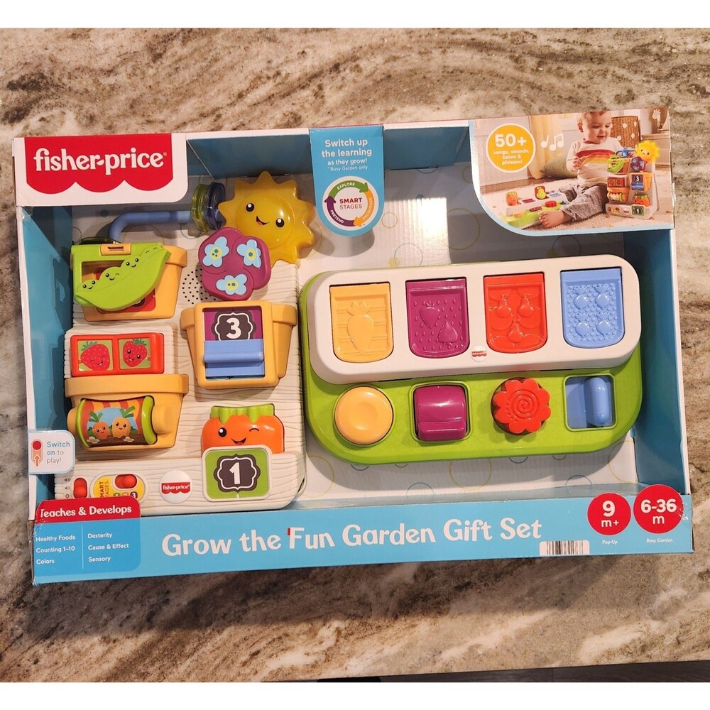 Fisher-Price Grow the Fun Garden Gift Set, 50+ Song/Sounds/Tunes/Phrases